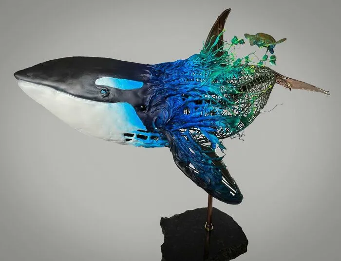 This Guy Makes Animal Sculptures From Junkyard Metal, And They're Hauntingly Beautiful (24 Pics)