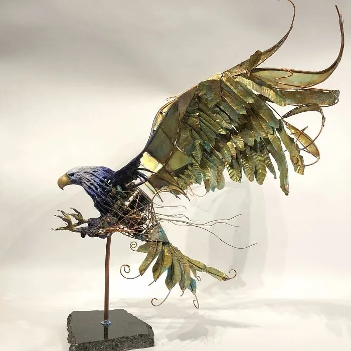 This Guy Makes Animal Sculptures From Junkyard Metal, And They're Hauntingly Beautiful (24 Pics)