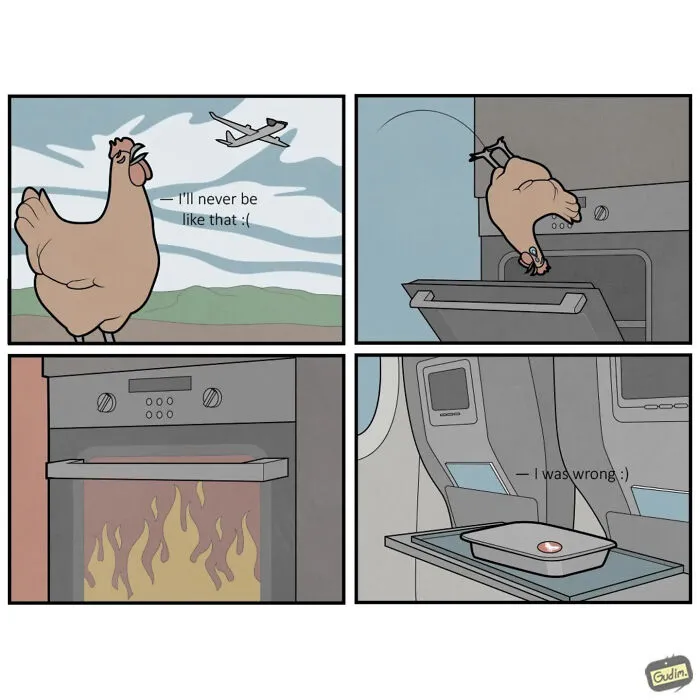 26 Hilariously Absurd Comics That Serve As Commentary On Today’s Society, By Anton Gudim (New Pics)