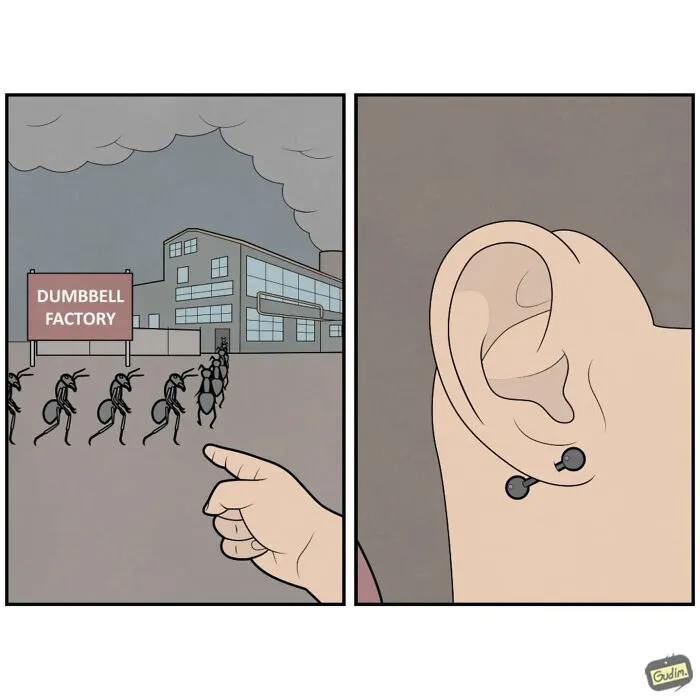 26 Hilariously Absurd Comics That Serve As Commentary On Today’s Society, By Anton Gudim (New Pics)