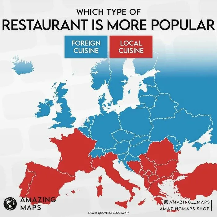 50 Fun And Surprisingly Insightful Maps Shared By ‘Amazing Maps’