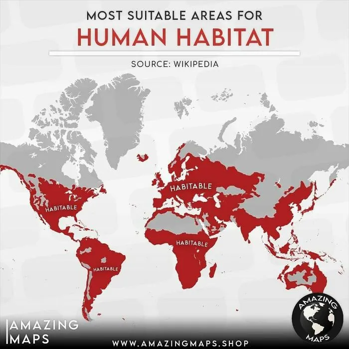 50 Fun And Surprisingly Insightful Maps Shared By ‘Amazing Maps’