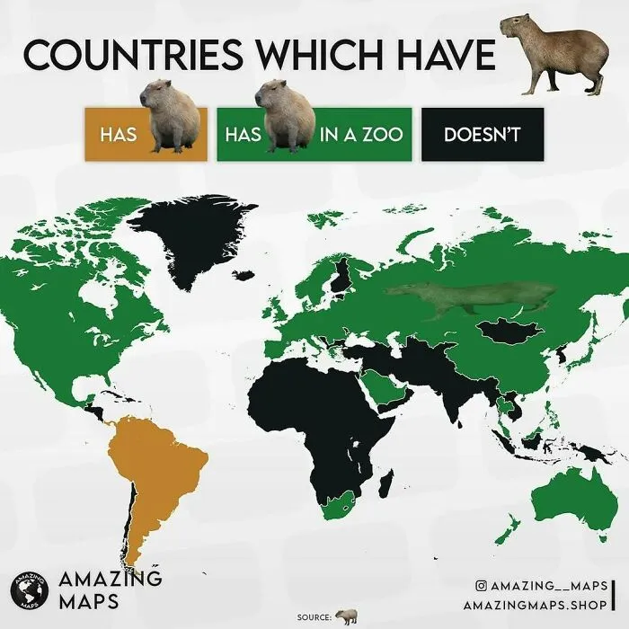 50 Fun And Surprisingly Insightful Maps Shared By ‘Amazing Maps’