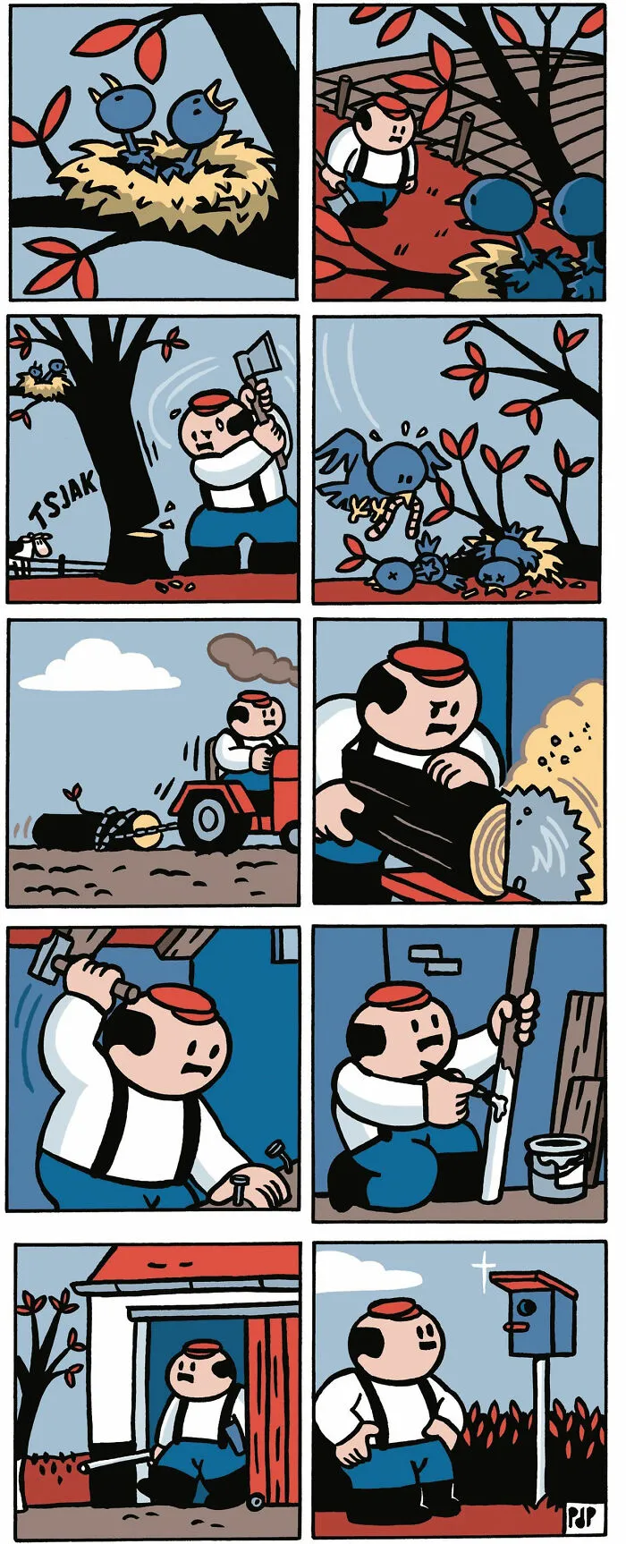 These Wordless Comics Are Dark, Hilarious, And Strangely Relatable, By Pieter De Poorter (40 Pics)