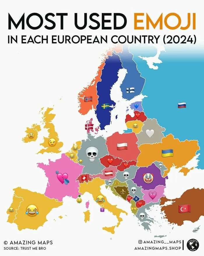 50 Fun And Surprisingly Insightful Maps Shared By ‘Amazing Maps’