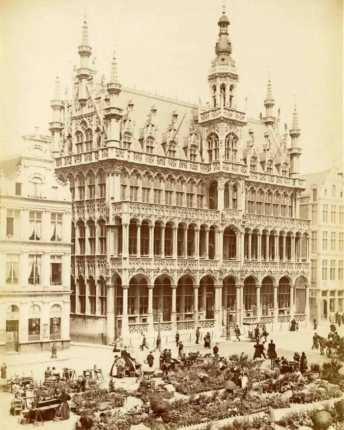 The Maison Du Roi (King's House) Or Broodhuis (Bread House), Brussels, Belgium. Built From 1874 To 1896