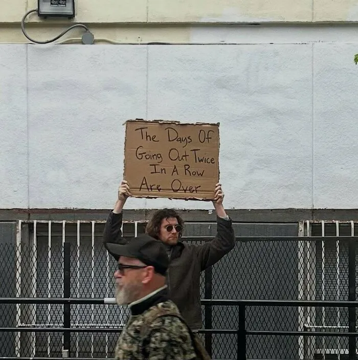 The “Dude With The Sign” Has Even More Things To Say And Here Are 50 Of The Newest Pics