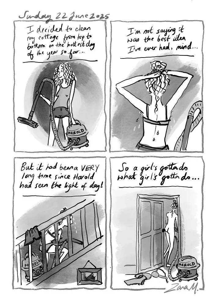 Doing Housework During A Heatwave