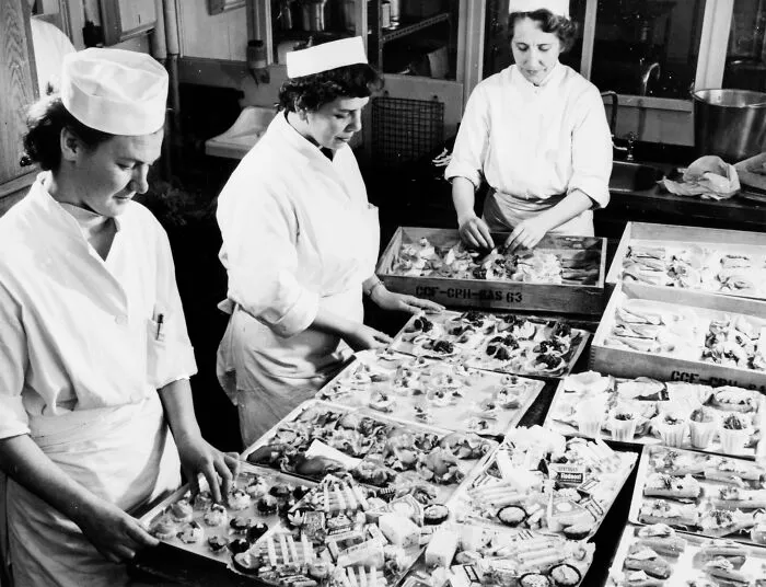 Kastrup Airport CPH - Flight Kitchen, Copenhagen, Denmark, 1950s
