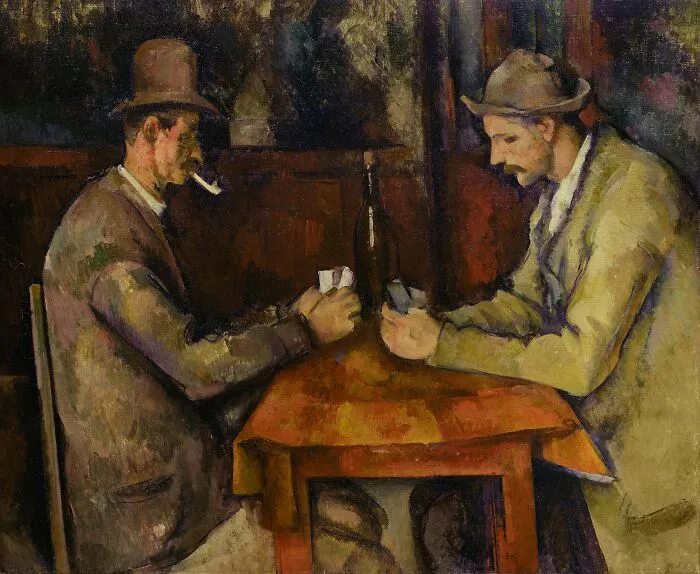 "The Card Players" Painting By Paul Cezanne  - Over $250 Million