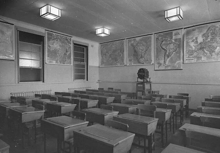 Classroom, Canberra High School, Australia, 1940