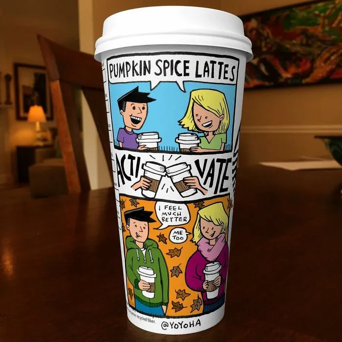 34 Brilliant Cup Cartoons By Yoyoha