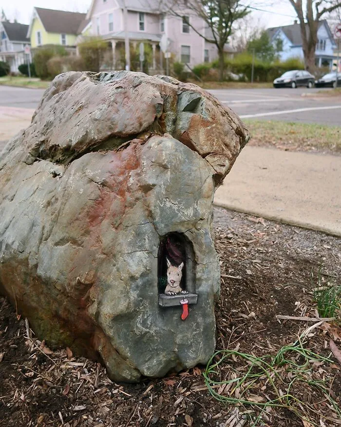 "Rodney Doesn't Have A Fireplace, But He Does Have A Windowsill, And Old Sock And High Hopes"