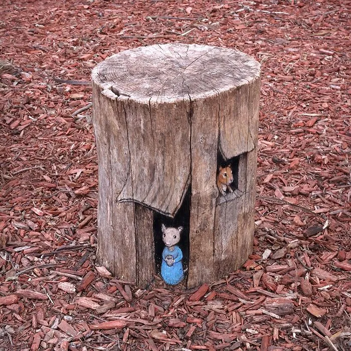 "Nadine And The Shared Log Cabin"