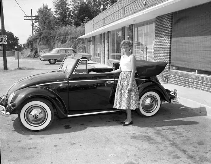 New Vw Beetle Convertible At The Volkswagen Dealership In Tallahassee, Florida