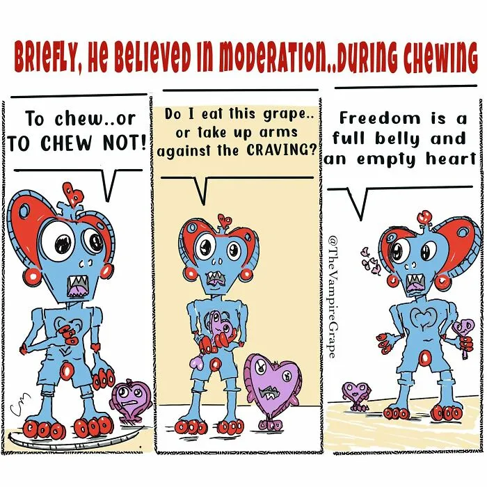 37 Bizarre ‘Vampire Grape’ Comics That Might Make You Laugh And Question Everything