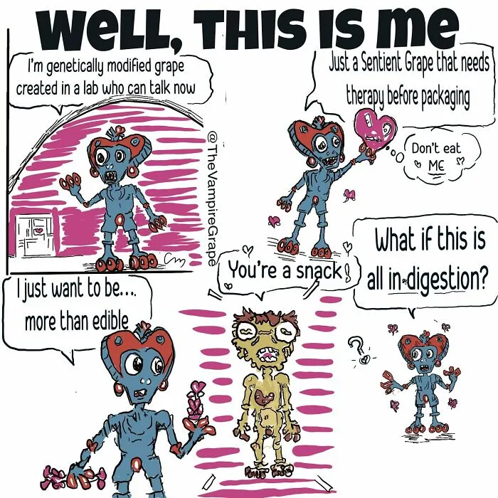 37 Bizarre ‘Vampire Grape’ Comics That Might Make You Laugh And Question Everything