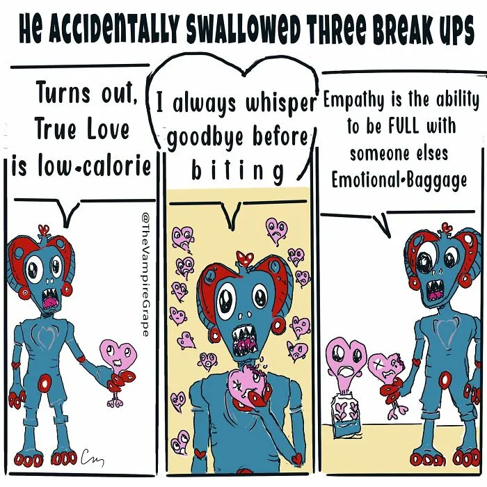 37 Bizarre ‘Vampire Grape’ Comics That Might Make You Laugh And Question Everything