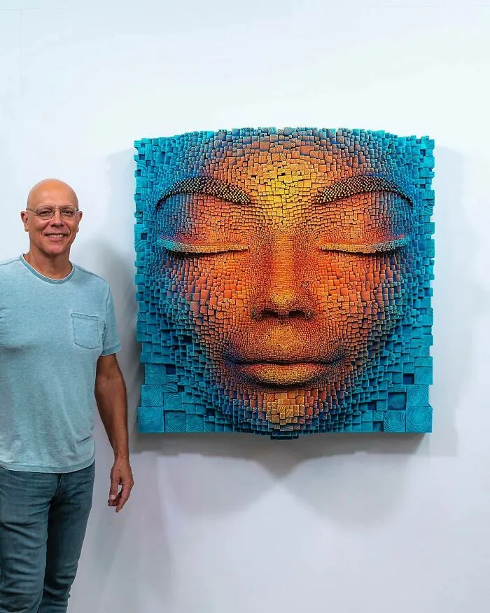 Sculptor Creates 20 Flowing Wooden Portraits That Reveal The Fluid Beauty Of The Human Form