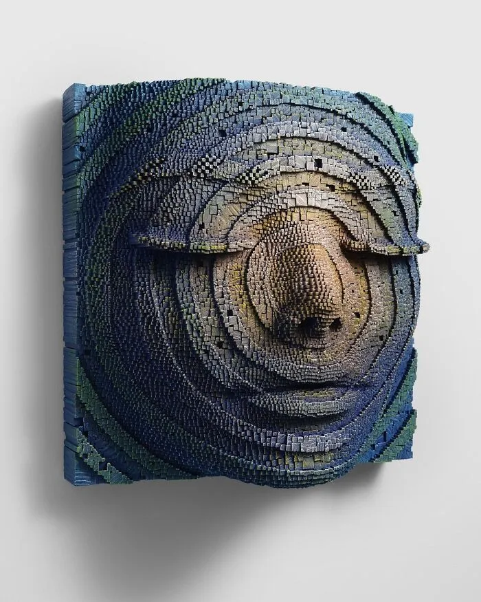 Sculptor Creates 20 Flowing Wooden Portraits That Reveal The Fluid Beauty Of The Human Form