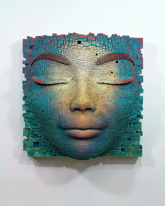 Sculptor Creates 20 Flowing Wooden Portraits That Reveal The Fluid Beauty Of The Human Form