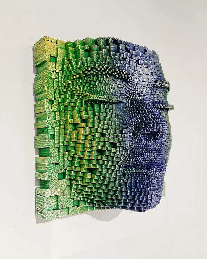 Sculptor Creates 20 Flowing Wooden Portraits That Reveal The Fluid Beauty Of The Human Form