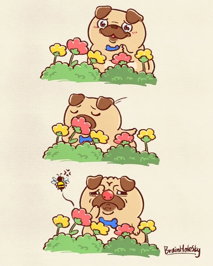 48 Funny Comics By BrainHoleSky That Feature All Kinds Of Cute Animals (New Pics)
