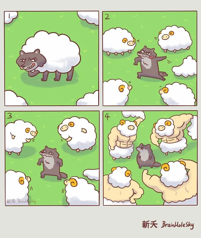 48 Funny Comics By BrainHoleSky That Feature All Kinds Of Cute Animals (New Pics)