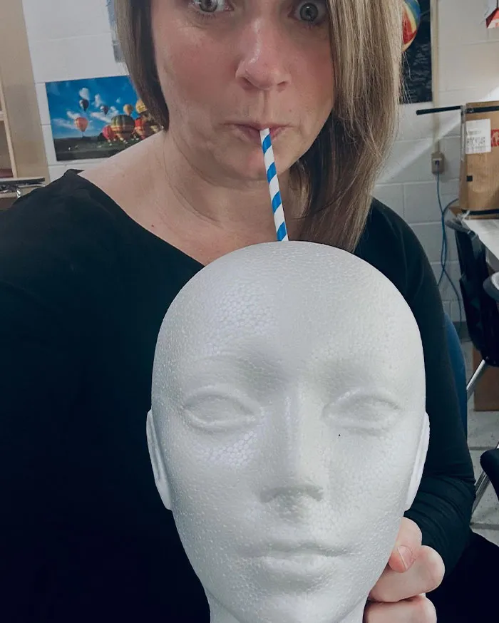 Styrofoam Head