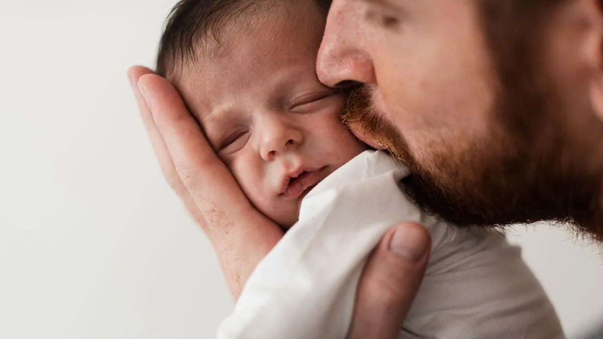 Mom Sparks Discussion Online After Seeing Husband Wiping Baby's Face With Dish Cloth
