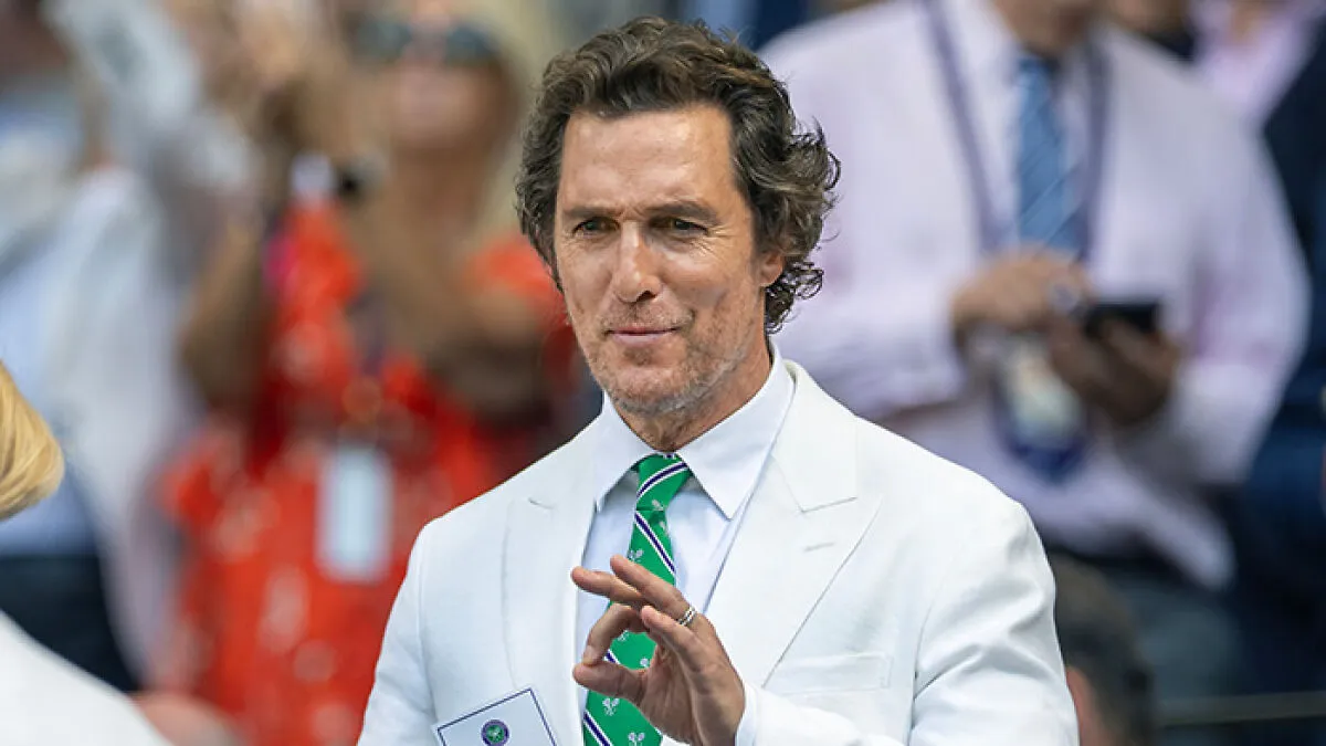 Matthew McConaughey Hailed As "Gentleman" For His Gesture To British Royalty At Wimbledon Final