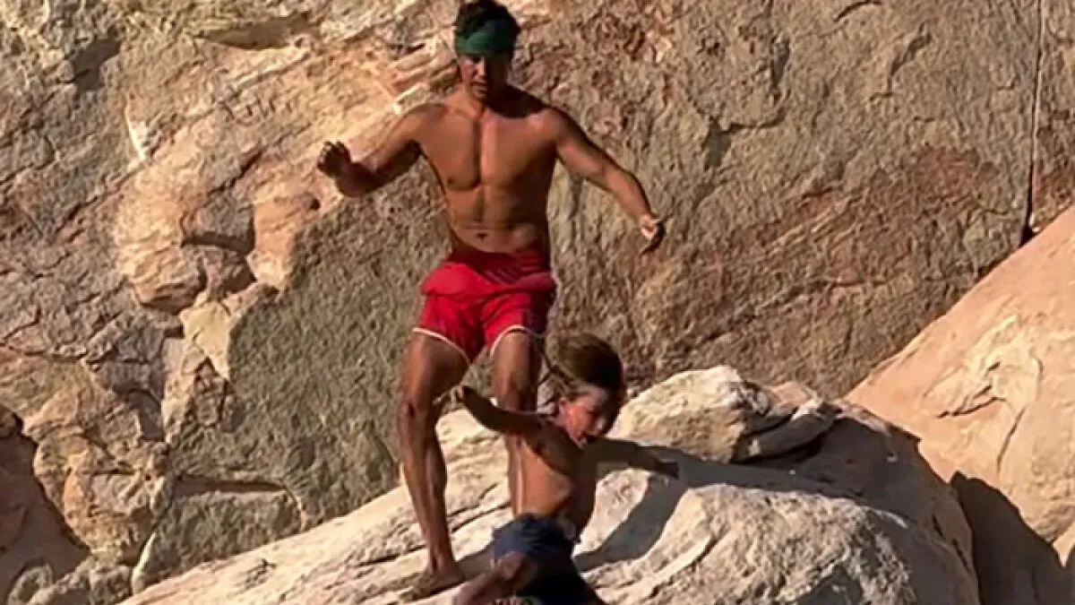 “Part Of The Dad Job Description”: Influencer Dad Tosses Son Off Cliff To Teach Life Lesson