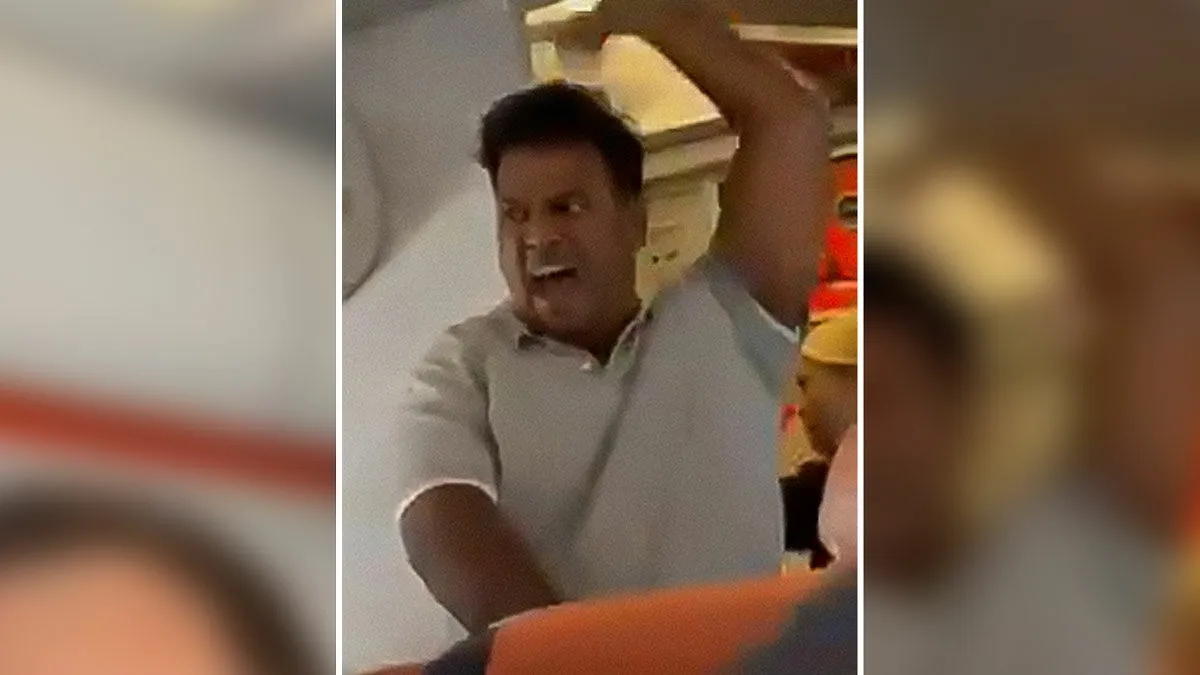 Man Threatens To Explode Plane Mid-Flight, Gets Tackled By Other Passengers In Dramatic Clip