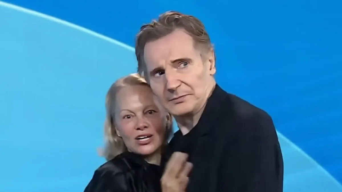 Pamela Anderson Dating Liam Neeson "For A While," Revealed After They Were Spotted "Making Out"