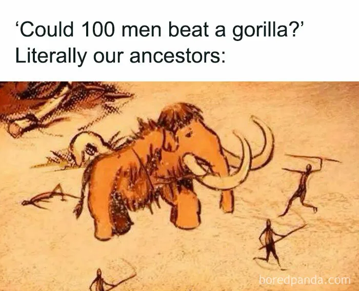 100 Men vs. A Mammoth