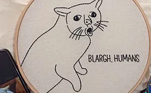 We Hand-Embroidered Animals With A Mix Of Cute And Bold Vibes, And Here's 20 Of Our Best Creations