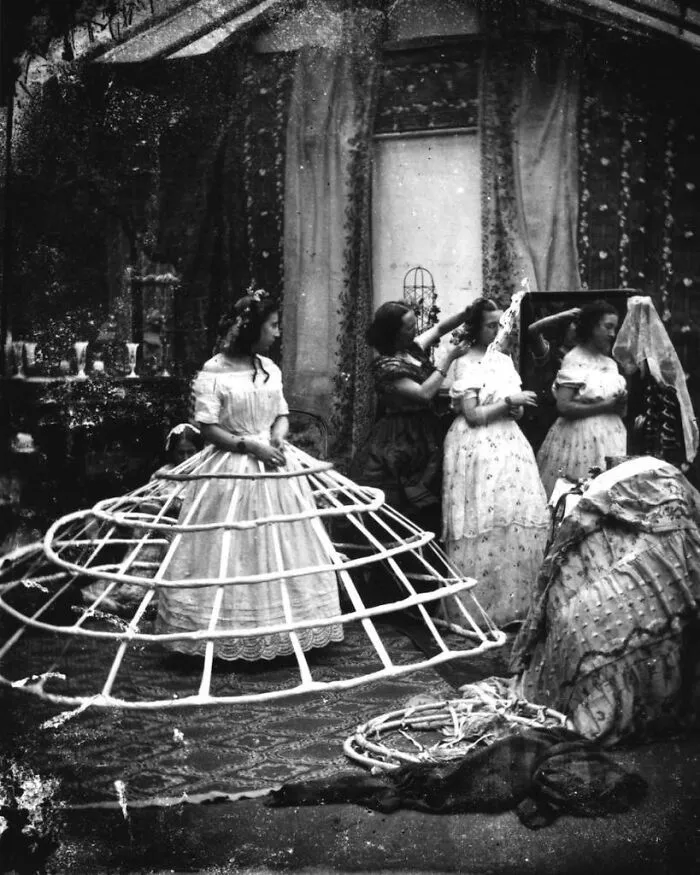 Crinoline Used To Support Victorian-Era Dresses, 1860