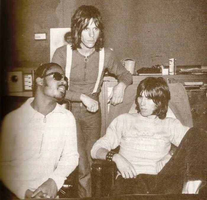 Stevie Wonder And Jeff Beck In The Studio, 1972