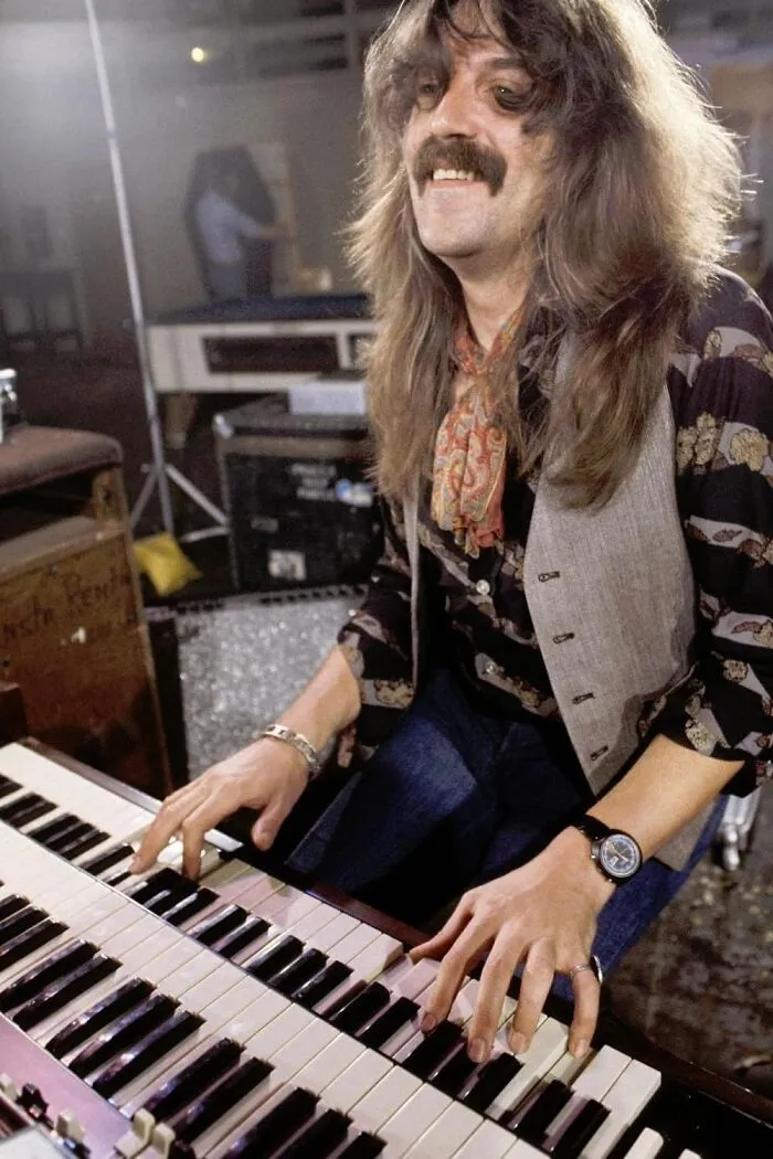 Jon Lord At Columbia Studios In Los Angeles, 1975
