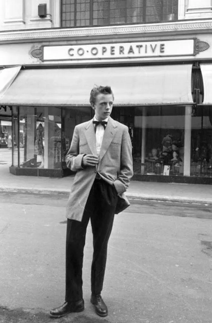 Frank Harvey Pictured Outside The Co-Op In Tottenham, North London, Picture Post, 29th May 1954