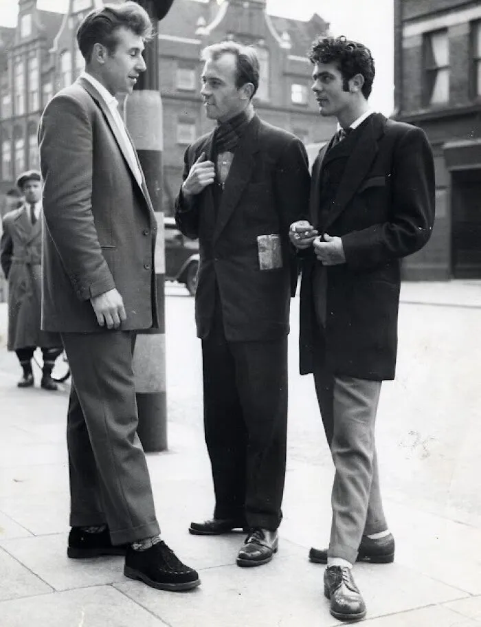 Teddy Boys At Greenwich, London In 1956