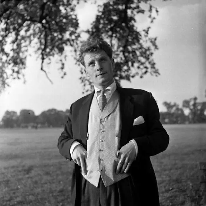 Colin Donellan Dressed In Fashionable Edwardian Teddy Boy Style On Clapham Common, 10th October 1953