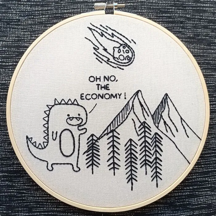 We Hand-Embroidered Animals With A Mix Of Cute And Bold Vibes, And Here's 20 Of Our Best Creations