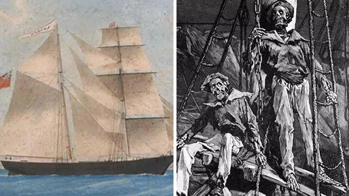 El Mary Celeste fue un barco fantasma hallado abandonado el 4 de diciembre de 1872