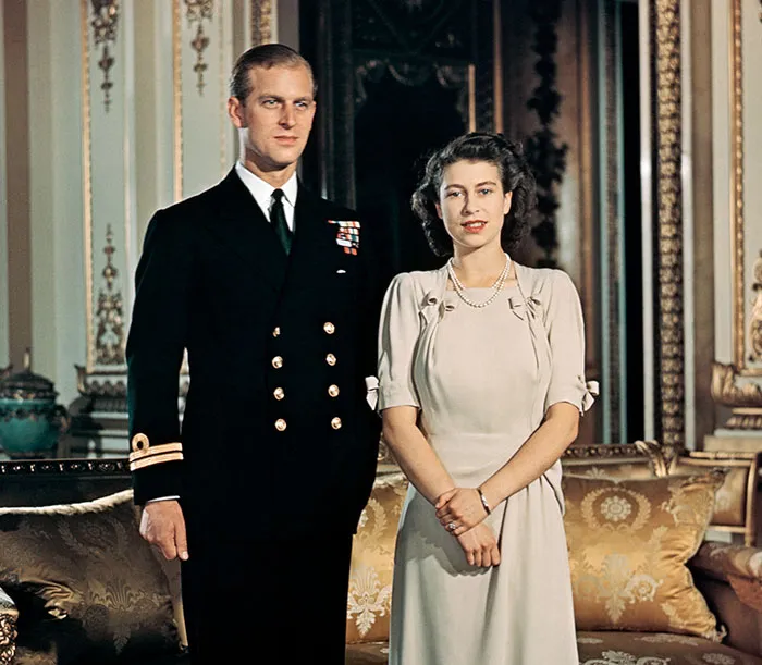 Prince Philip (with Princess Elizabeth)
