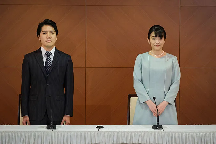 Princess Mako (with husband Kei Komuro)