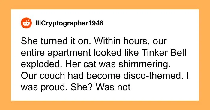 Roommate Steals Woman's Stuff, So She Turns The Apartment Into A Sparkly Trap