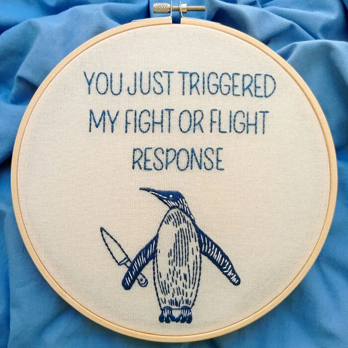 We Hand-Embroidered Animals With A Mix Of Cute And Bold Vibes, And Here's 20 Of Our Best Creations