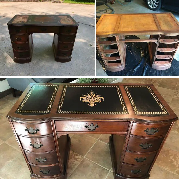 My Wife Has Had This Desk Since She Was A Kid. I Made It My Self-Isolation Project