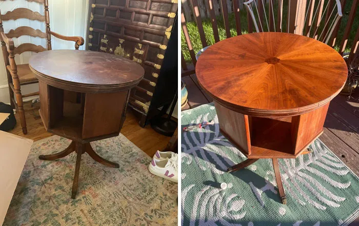 Spinning Library Table!